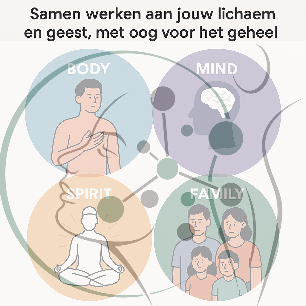Samen werken aan jouw lichaam en geest, met oog voor het geheel